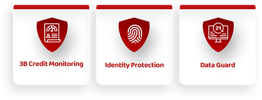 3B Credit Monitoring, Identity Protection, and Data Guard